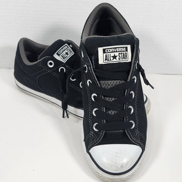Kids COVERSE All Star Black & Gray Low top with padded tongue Size 6 - Picture 1 of 5